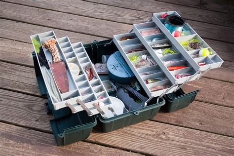 rotating fishing tackle box